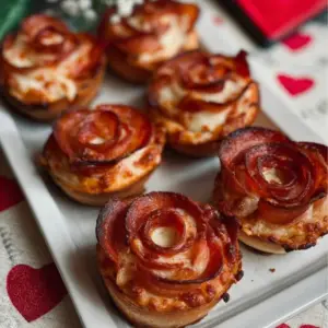 Pizza Roses for Valentine’s Day