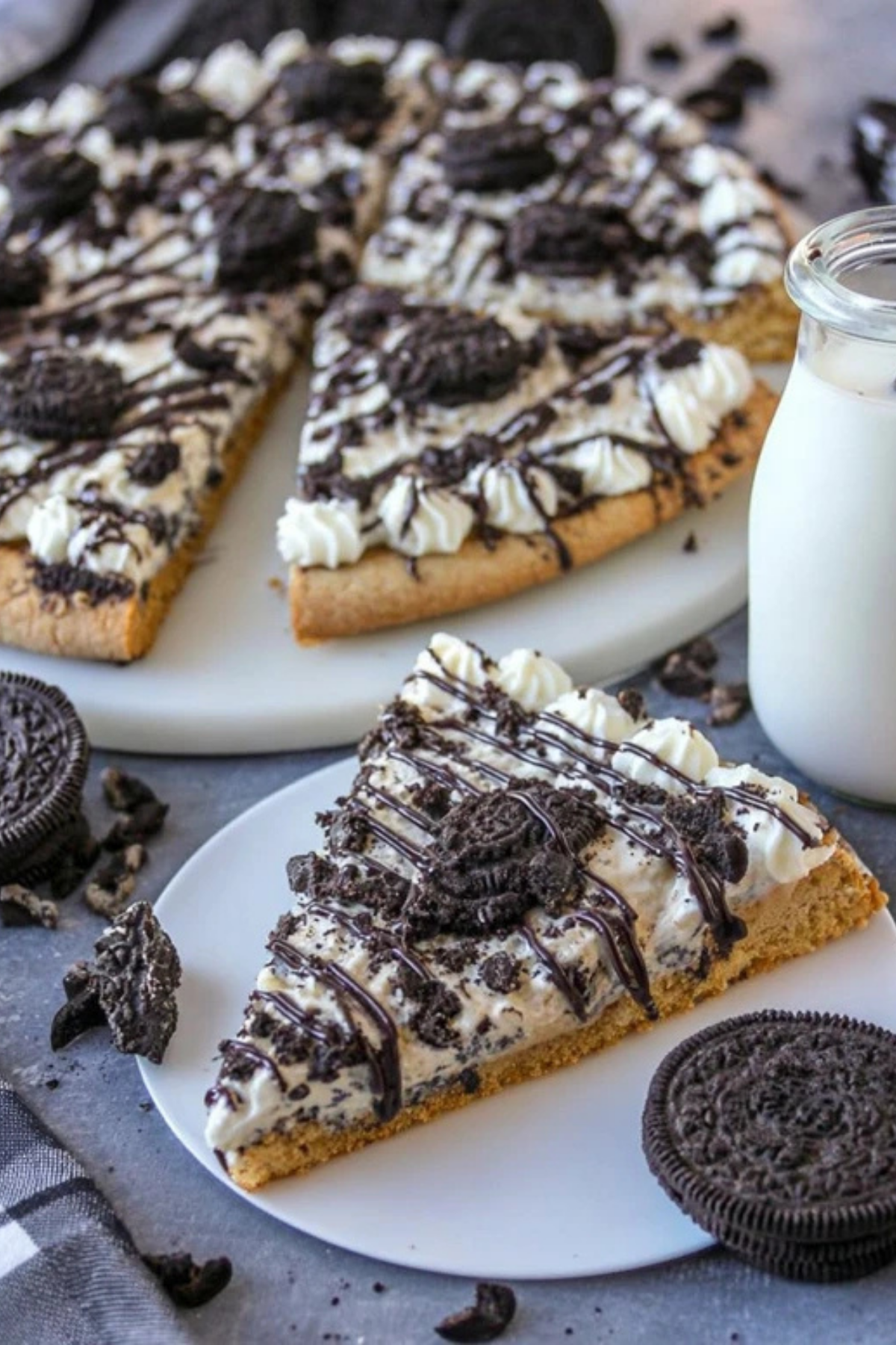 Cookies and Cream Dessert Pizza