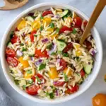Rainbow Orzo Salad