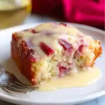 Rhubarb Cake with Butter Sauce (2)