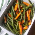 Roasted Green Beans and Carrots