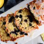 Sourdough Discard Lemon Blueberry Quick Bread