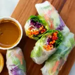 Spring Rolls with Peanut Sauce