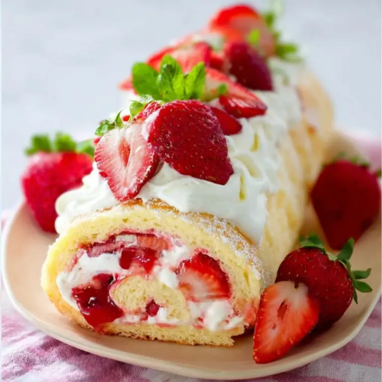 Strawberry Cake Roll