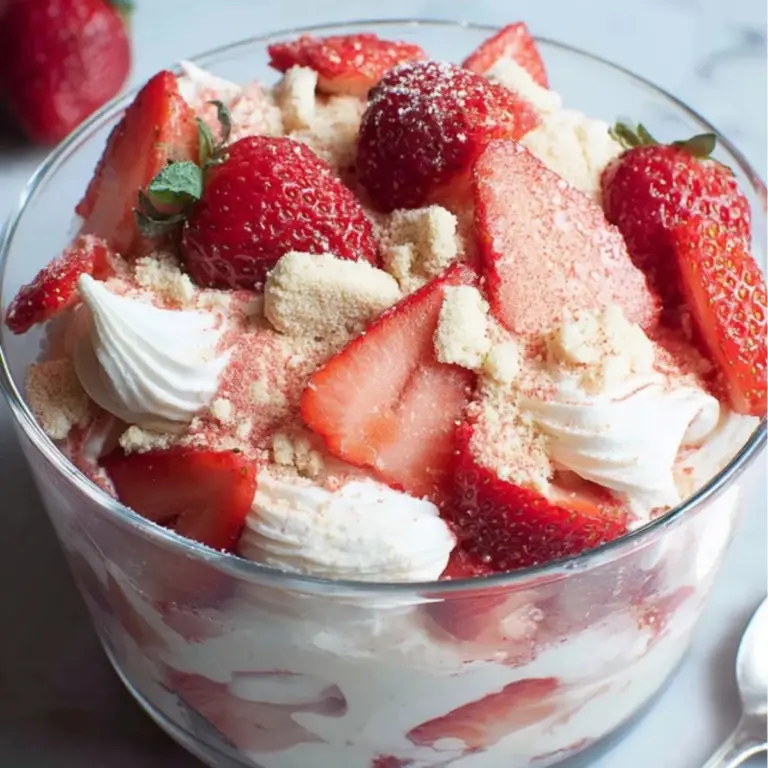 Strawberry Shortcake Fruit Salad