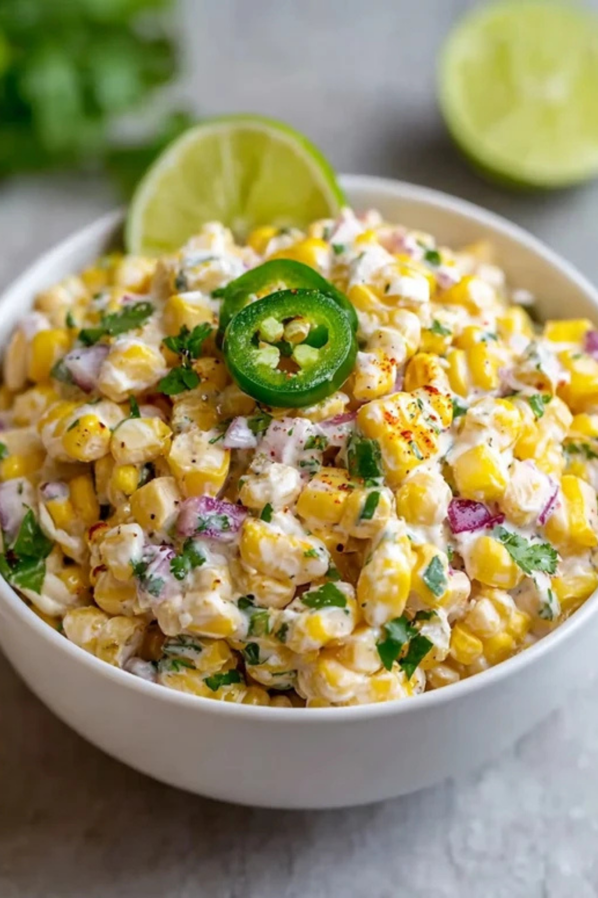 Street Corn Salad with Greek Yogurt