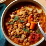 Vegan Mediterranean Lentil Soup
