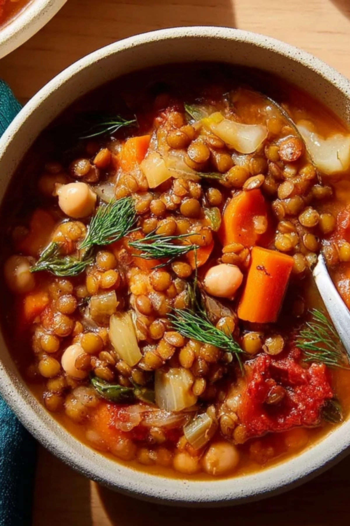 Vegan Mediterranean Lentil Soup