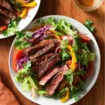 Warm Fajita Steak Salad