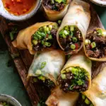 20 Minute Thai Basil Beef Rolls