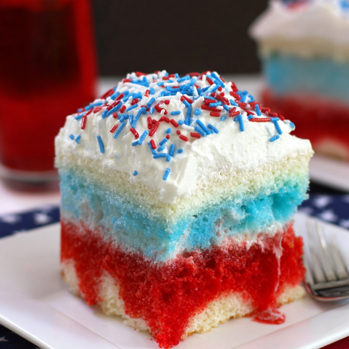 4th of July Poke Cake