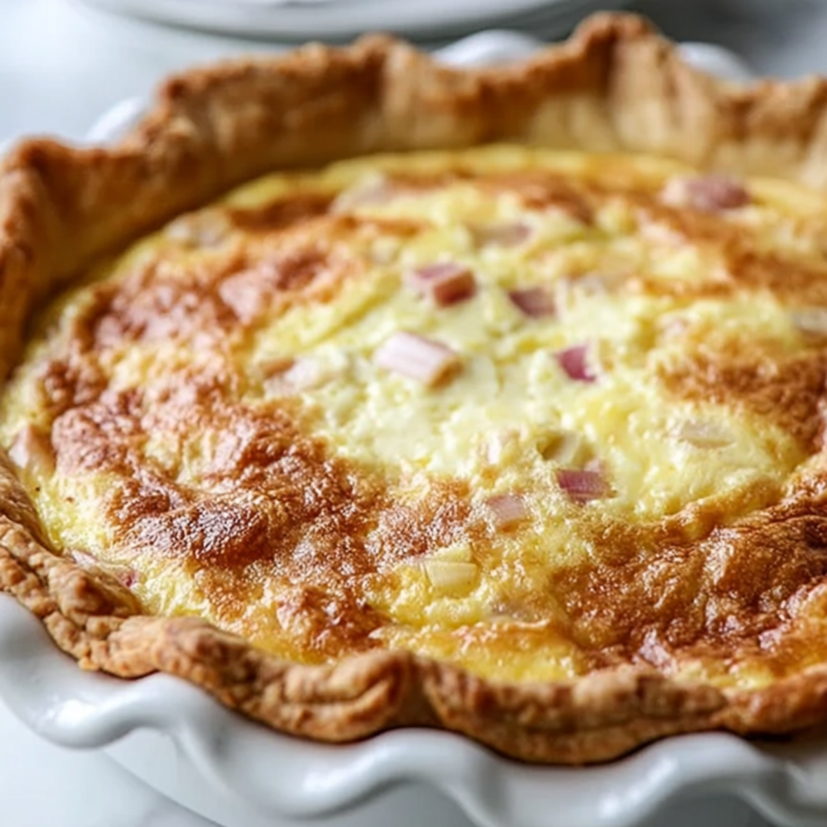 Amish Rhubarb Custard Pie