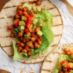 BBQ Chickpea Wrap