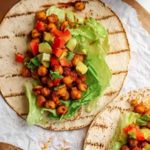 BBQ Chickpea Wrap