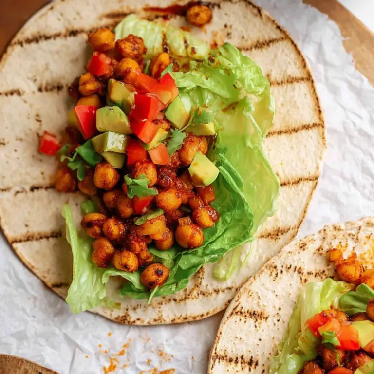 BBQ Chickpea Wrap