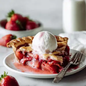 Baked Strawberry Pie