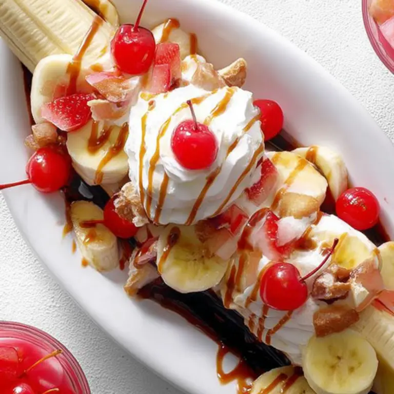Easy and Classic Banana Split Recipe