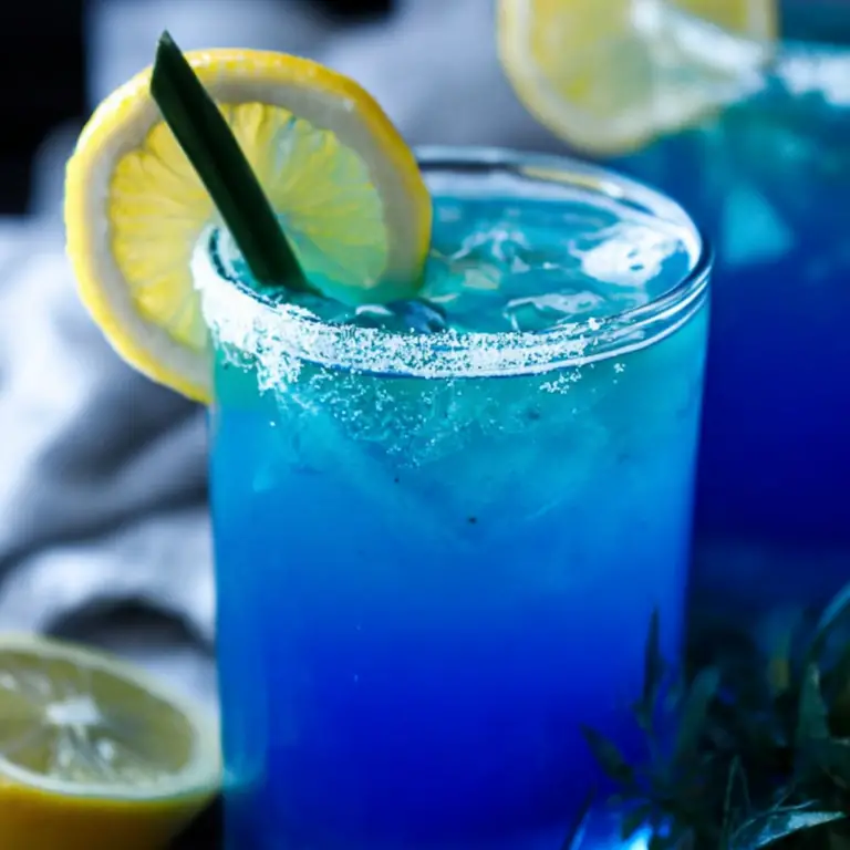Blue Lagoon mocktail