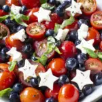 Blueberry Cherry Tomato Caprese Salad