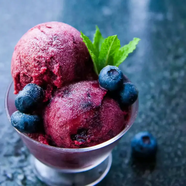 Blueberry Sorbet