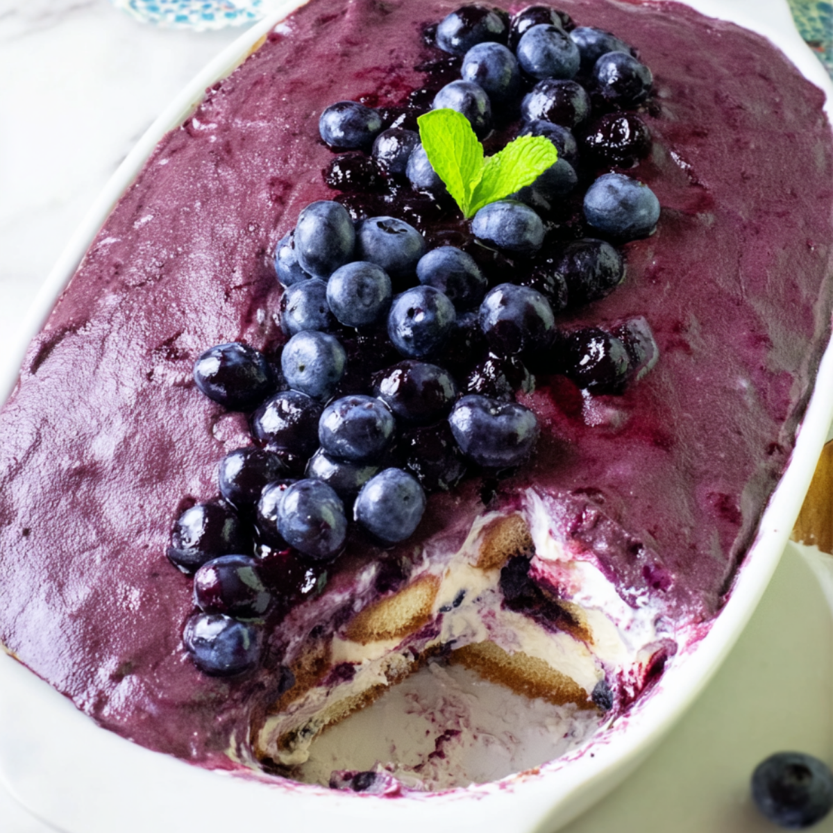 Blueberry Tiramisu