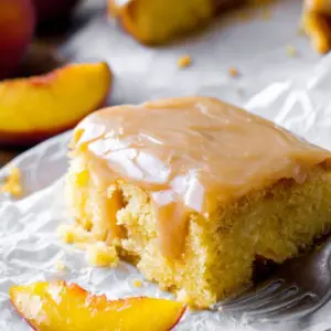 Brown Sugar Peach Cake