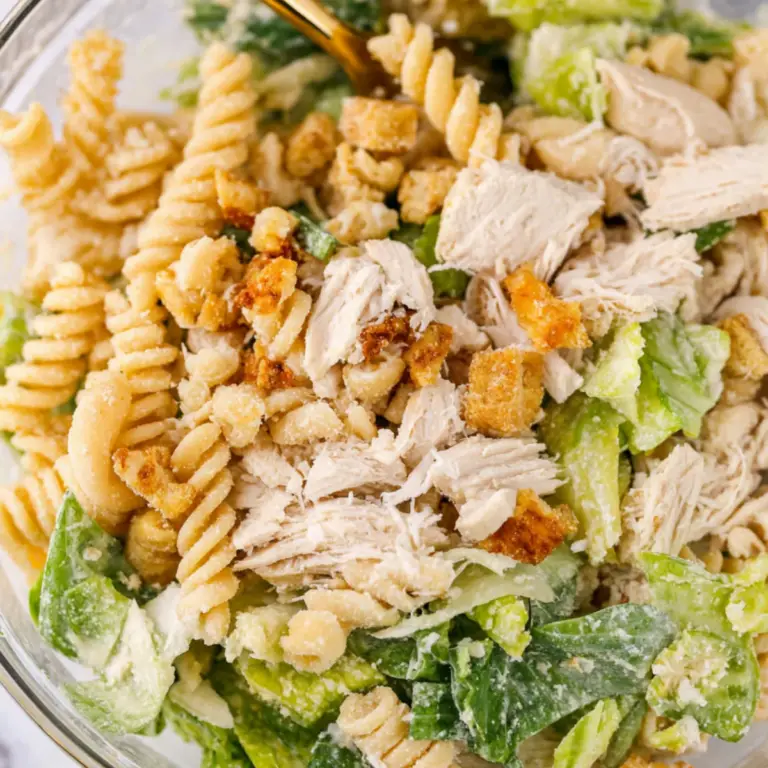 Chicken Caesar Pasta Salad