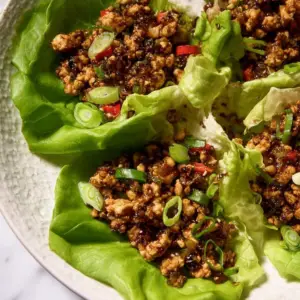Chicken lettuce wraps