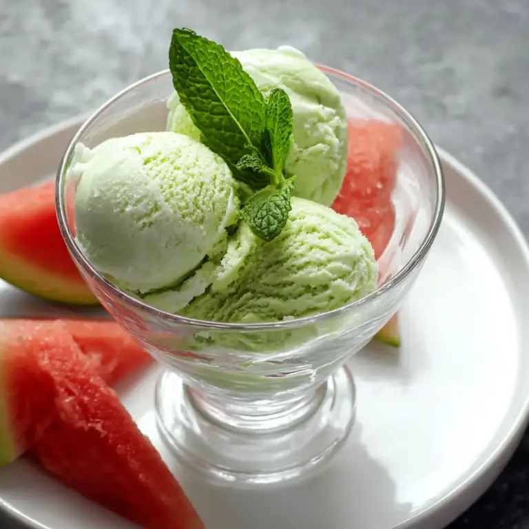 Fresh Mint Ice Cream
