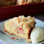 German Rhubarb Streusel Cake