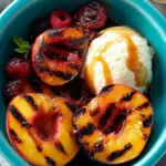 Grilled Honey Balsamic Glazed Fruit