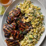 Grilled Hot Honey Chicken with Sweet Corn Salad