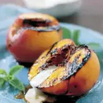 Grilled Nectarines with Honey Balsamic Glaze