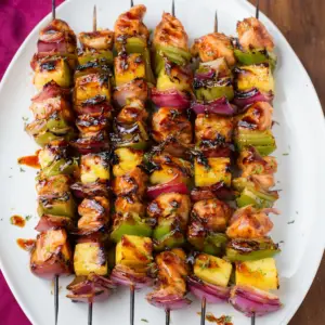 Hawaiian Chicken Kebabs