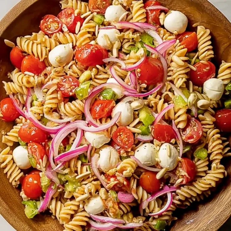 High Protein Pasta Salad