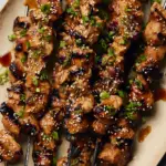 Honey Garlic Asian Chicken Kabobs