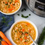 Instant Pot White Bean Soup