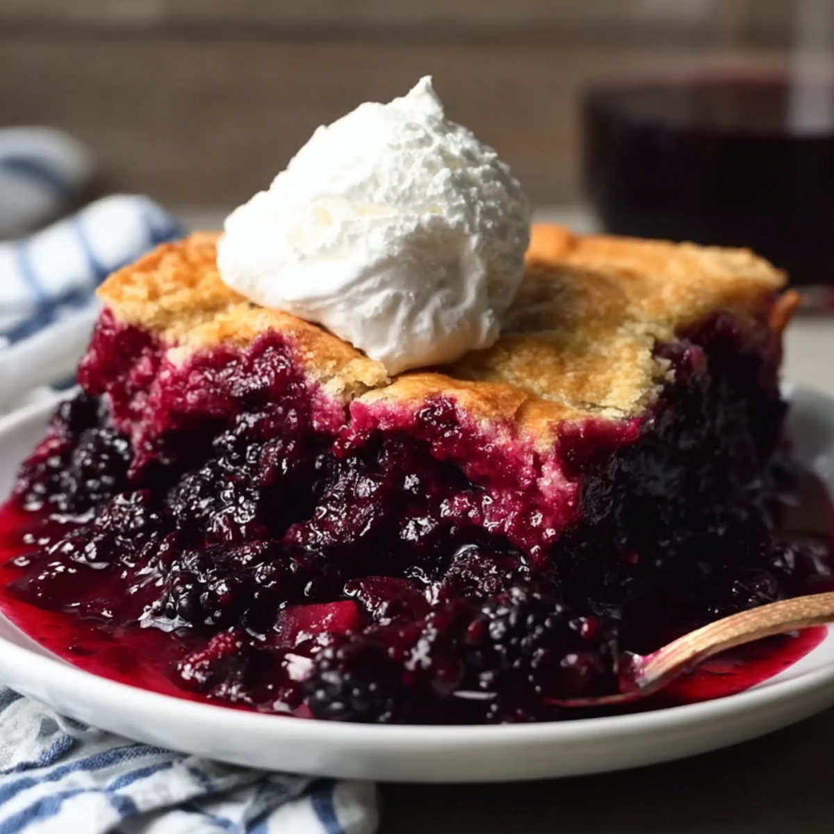 Juicy Mulberry Cobbler