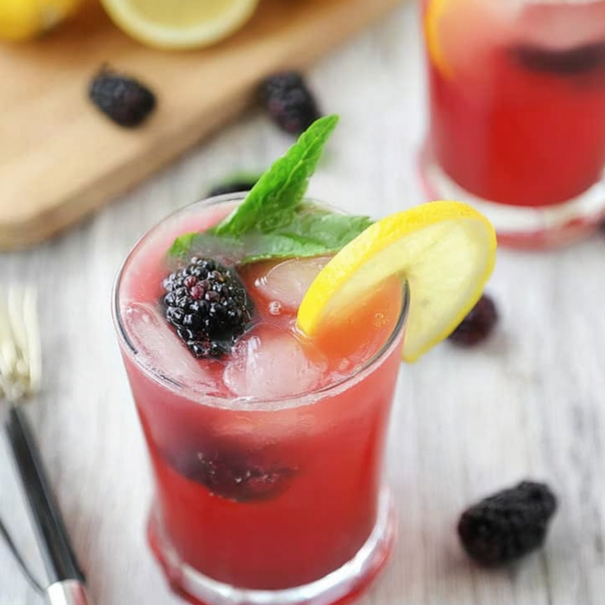 Lemon Blackberry Mocktail