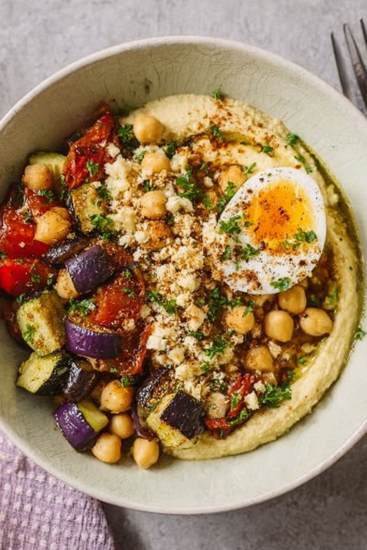 Mediterranean Hummus Bowl