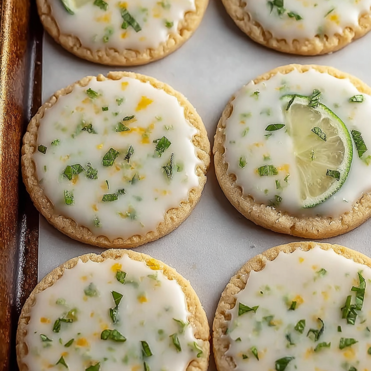 Mojito Sugar Cookies