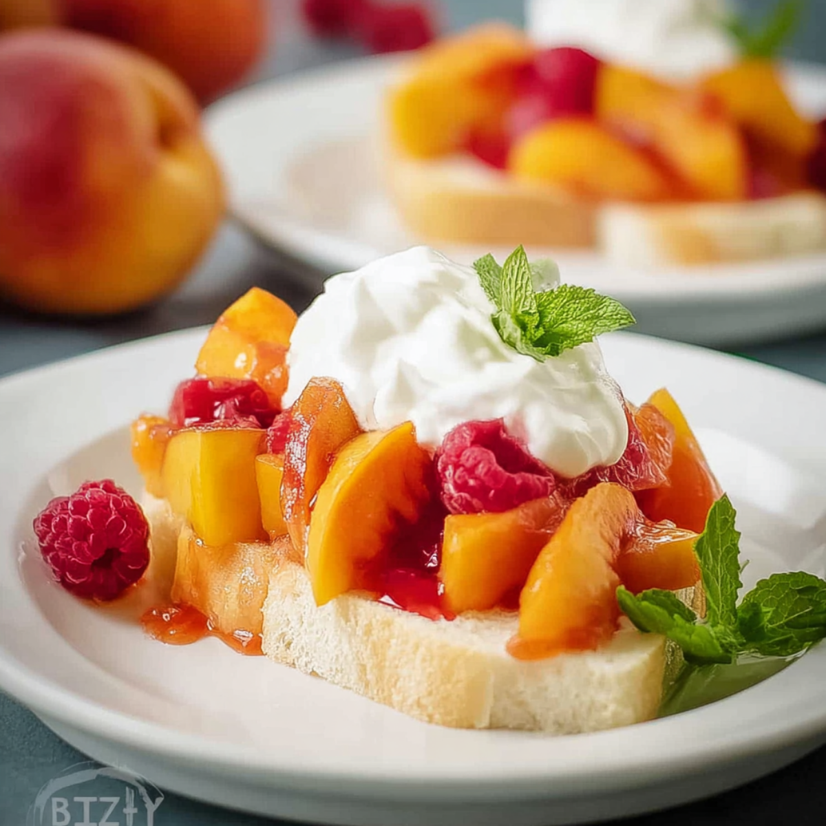 Nectarine Compote Dessert