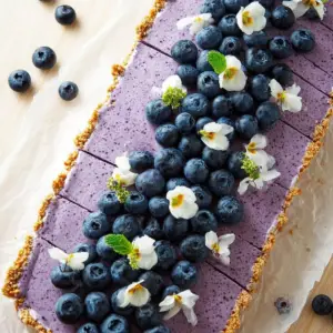 No Bake Blueberry Cheesecake