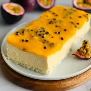 No Bake Passion Fruit Cheesecake