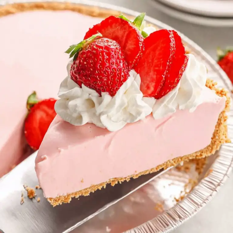 No Bake Strawberry Pie