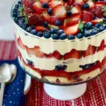 Patriotic Berry Trifle