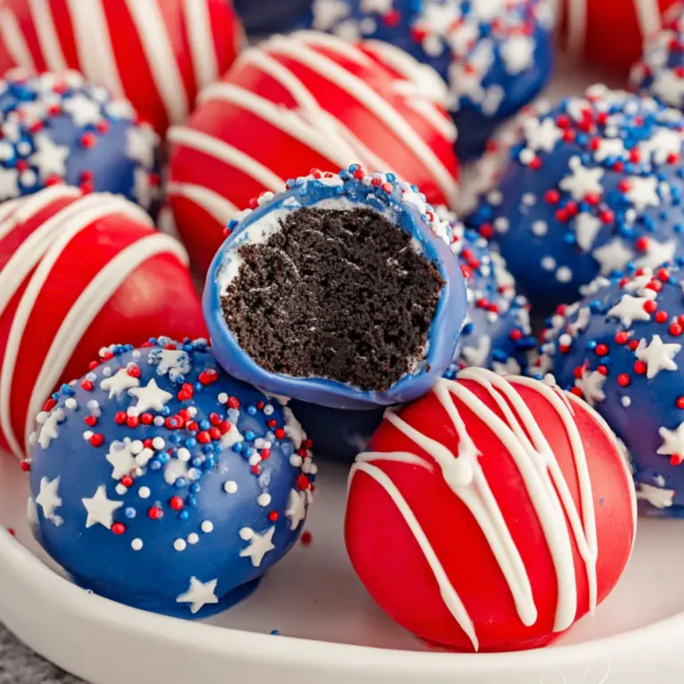 Patriotic Oreo Balls