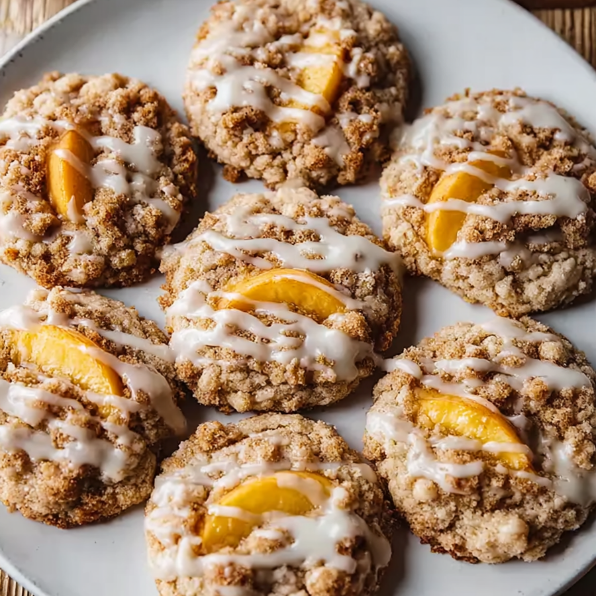 Peach Cobbler Cookies