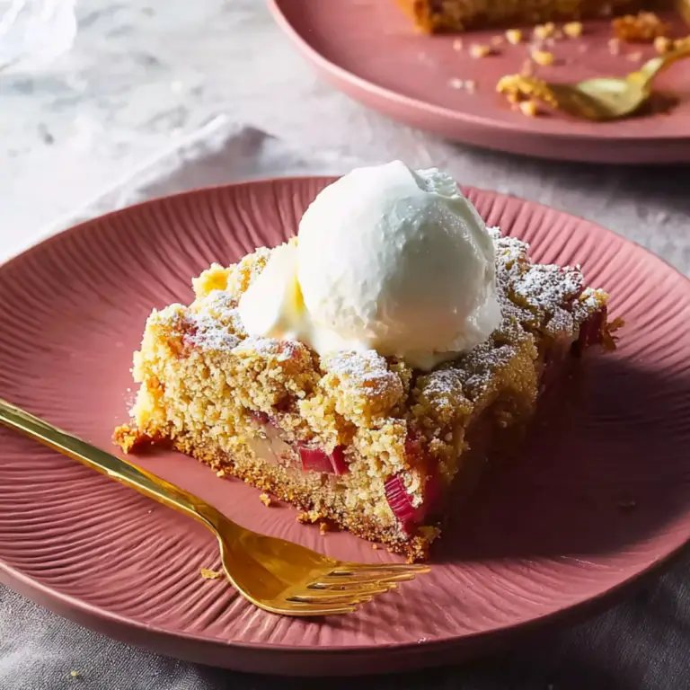 Rhubarb Cake