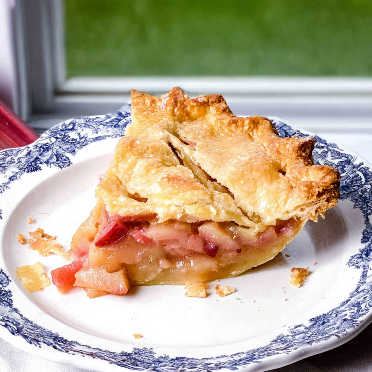Rhubarb Custard Pie